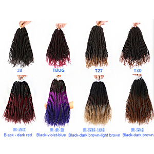 Pré-bouclé Mini Passion <span class=keywords><strong>Twist</strong></span> tressage cheveux sénégalais bombe <span class=keywords><strong>Twist</strong></span> <span class=keywords><strong>Crochet</strong></span> cheveux torsion crépus bouclés Extensions de cheveux synthétiques - Product Image 2