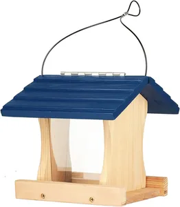Gỗ birdhouse Xây Dựng Bộ dụng cụ với treo dây thừng cấp bằng sáng chế thiết kế chim nhà ngoài trời chim trung chuyển lồng