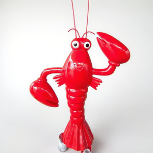 Modèle de statue d'écrevisse géante en fibre de verre personnage de <span class=keywords><strong>film</strong></span> et de télévision peint à la main écologique - Product Image 2