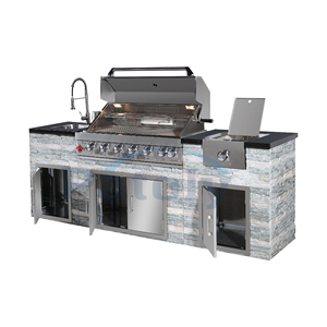 <span class=keywords><strong>Barbacoa</strong></span> de carbón personalizada al por mayor cocina exterior <span class=keywords><strong>barbacoa</strong></span> de gas armario de cocina y parrilla de <span class=keywords><strong>barbacoa</strong></span> con piedra cultural y mármol - Product Image 6
