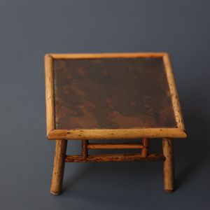 Chinese Style Bamboo <b>Tea</b> Table Square Heat Resistant Kung Fu <b>Tea</b> <b>Tray</b> For Afternoon <b>Tea</b> Display Storage - Product Image 2