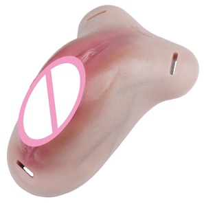 ORALSX Silicone Pussy Shape Penis Cover Pussy Packs Sissy Cross Dressing Realistic Vagina Sex <b>Toys</b> <b>for</b> <b>Men</b> - Product Image 4
