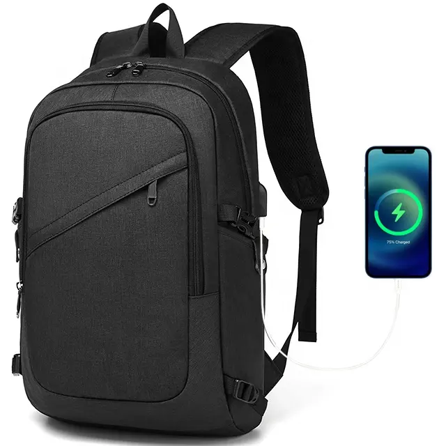 Manufacturer Custom Oem Large Waterproof Anti Theft With Usb Charging For Men Women Travel Business Computer Bag Laptop Backpack