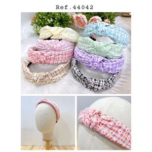 Fascia per capelli annodata e intrecciata ondulata per donne e ragazze, accessorio per capelli alla moda - Product Image 1