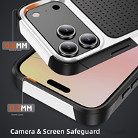 Coque de téléphone magnétique à pois pour iPhone 17 Pro Max 18, antichoc, protection intégrale, logo personnalisé OEM