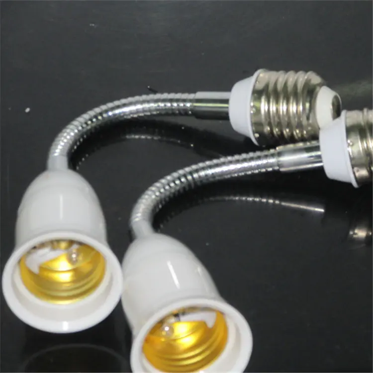 E27 soket lampu LED konversi, soket dasar pemegang lampu konversi E17 ke E27