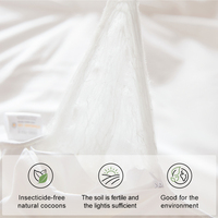 Couette en soie d'hôtel de haute qualité, naturelle, imprimée, faite à la main, hypoallergénique, durable, pour l'hiver