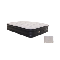 Matelas pneumatique pliable portable avec pompe intégrée, fermeté douce, épaisseur 40 cm, pour la maison et le camping en extérieur