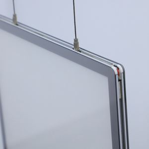 A4 0NE-way treo quảng cáo hộp Đèn nhôm hồ sơ Ultra Slim lightbox Khung áp phích hiển thị backlit <span class=keywords><strong>Led</strong></span> hộp Đèn - Product Image 3