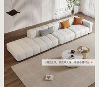 Sofá de terciopelo suave y cómodo de 3 plazas para sala de estar sofá de moda con mechones espacioso para oficina apartamento Hotel
