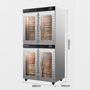 Déshydrateur alimentaire commercial grande capacité rotatif à 360 degrés pour fruits et légumes, en acier inoxydable, pour viande et légumes, grande capacité - Product Image 6