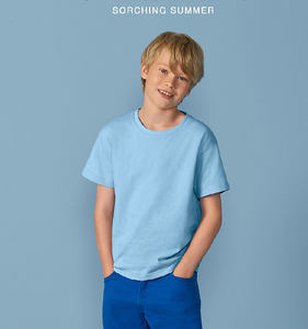 T-shirt 100% coton pour garçons et filles, de haute qualité, avec Logo personnalisé - Product Image 2