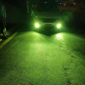 K3P H3 H1 <span class=keywords><strong>H4</strong></span> H7 H11 880 9005 9006 LED ตัดหมอกแสงสีเขียวมะนาวน้ำแข็งสีฟ้า - Product Image 2