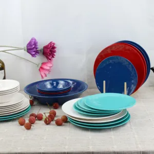 Wholesale Custom Printed <b>Melamine</b> Western Dinnerware <b>Sets</b> Promotional Tableware for Restaurant Hotel Factory Supply - Product Image 4