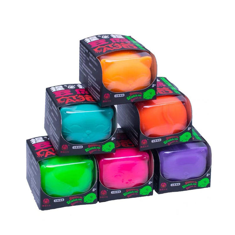 Hot Selling Stress Balls Fidget Toys Suit Cool Cat Stress Relief Balls Squeeze Toys for Releasing Pressure