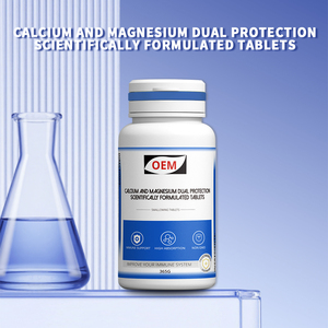 Tabletas de Protección Dual de <span class=keywords><strong>Calcio</strong></span> <span class=keywords><strong>y</strong></span> <span class=keywords><strong>Magnesio</strong></span> OEM, Fórmula Nutritiva Científicamente Formulada, <span class=keywords><strong>Calcio</strong></span>, <span class=keywords><strong>Magnesio</strong></span>, <span class=keywords><strong>Zinc</strong></span> - Product Image 5