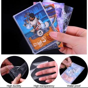 Protège-cartes 100 pièces en polypropylène transparent sans PVC, sans acide, pour objets de collection, taille standard, protection - Product Image 4