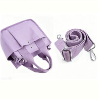 Tas Tote Kanvas Kecil Wanita dengan Ritsleting, Banyak Kantong, Tali Selempang/Bahu, Pegangan Atas, Model Satchel
