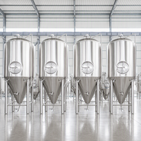 Cuve de Fermentation Enrobée Tonsen 5000L en SUS304 avec Contrôle de Température PLC/PID pour Brasserie Industrielle et Artisanale