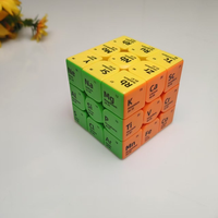 Livraison rapide professionnelle, impression lisse de haute qualité 3x3x3 Puzzle Cube magique jouets pour enfants éléments chimiques tableau périodique