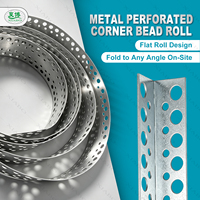 Bande de coin métallique flexible sans plis préformés en acier galvanisé, acier inoxydable, alliage d'aluminium