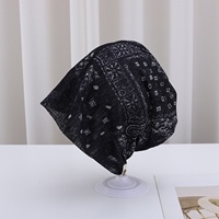 Bonnet tendance et élégant à pois, style vintage millennial, amincissant le visage, respirant et fin, pour femme, collection printemps-été