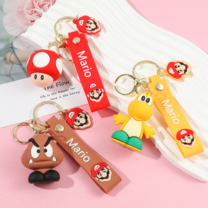 Llavero de Goma con Figura <span class=keywords><strong>3D</strong></span> de PVC de Alta Calidad de 13 Colores de Luigi, Princesa Peach y <span class=keywords><strong>Bowser</strong></span> para Decoración de Mochilas - Product Image 3