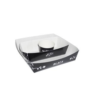 Gobelet en papier sulfurisé jetable personnalisé de 4oz pour sushi bol imprimé avec logo verni pour <span class=keywords><strong>l</strong></span>'<span class=keywords><strong>avant</strong></span>-goût de la crème glacée - Product Image 3