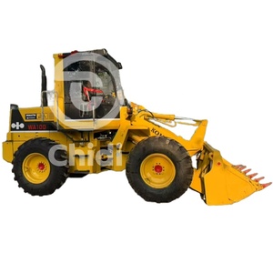 Cargador frontal usado Komatsu WA100 CAT Cargador de ruedas de alta calidad Japón Original 1500kg Carga nominal 6200kg Máquina de construcción - Product Image 1