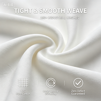 Tissu de literie hôtelier de qualité commerciale 100% coton satiné tissé écologique 260TC 40Sx40S pour draps et linge de lit