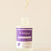 Traitement de l'acné pour le visage Wishgan OEM/ODM à 2% d'acide salicylique et d'acide hyaluronique
