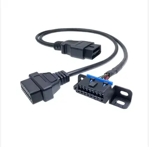 Cabo personalizado de 16 pinos para OBD2 Y, cabo de extensão OBDII, adaptador de ferramenta de diagnóstico para carro, caminhão, 24V, cabo para Opel