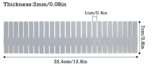 Household Adjustable <strong>Drawer</strong> Divider Free Combination Classification Divider <strong>Plastic</strong> <strong>Drawer</strong> <strong>Organizer</strong> - Product Image 2