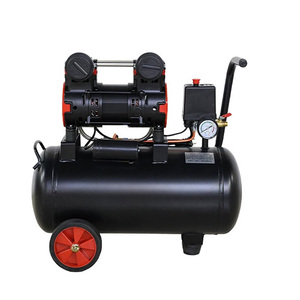 Pistola de Pintura de 220V y 50 Litros, <span class=keywords><strong>Compresor</strong></span> de Aire Portátil, Silencioso, Sin Aceite, con Alimentación de CA y Refrigeración por Aire - Product Image 4
