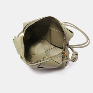 Bolso Bandolera de Cuero Vacuno Genuino 2025, Bolso Cuadrado Pequeño y Versátil para Mujer, Estilo Cámara, para Primavera/Verano - Product Image 4