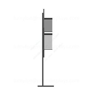 Professional Floor Standing <b>Display</b> Rack for Health Food Store Metal <b>Acrylic</b> Organizer Showcase for Supplements Medicines <b>Stand</b> - Product Image 4
