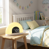 Réveil de Table Futuriste Sunrise : Lumière de Réveil Supérieure avec Technologie Avancée d'Aide au Sommeil, Lampe de Chevet Innovante (Direct Usine)