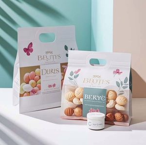 Ziplock personalizado y bolsa termosellada Stand-Up para dulces y galletas Bolsas de comida con fuelle lateral a prueba de olores - Product Image 6