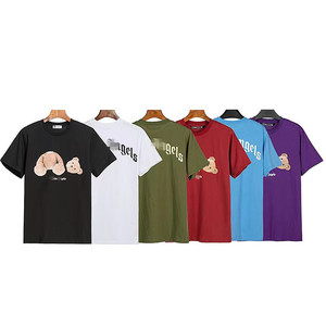 C1826 عالية الشارع إينستاجرام حار بيع بالجملة عالية الجودة القطن مصمم زوجين تي شيرت الصيف - Product Image 1