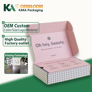 Boîtes d'expédition en carton kraft écologiques pour produits de beauté OEM KK 2026, emballage robuste, emballage cadeau, boîtes d'expédition - Product Image 1