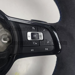 Volante Deportivo LED de Fibra de Carbono y Alcántara, el Más Popular para Volkswagen, para VW GTI7 Golf MK7 - Product Image 3