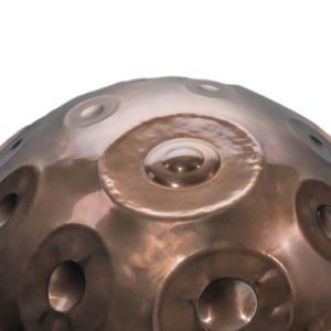 Tono etereo, Sustain lungo, toni ricchi, materiale in acciaio cenere, specchio in rame rosso 20 note Handpan - Product Image 6