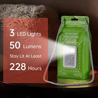 Lámpara LED de Emergencia Portátil de 3W, Resistente al Agua y al Agua Salada, de Alta Intensidad, de Aleación de Aluminio, para Camping y Exteriores, IP44
