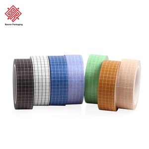 Cintas Decorativas de Cuadros y Washi de Color Sólido para Álbumes Hechos a Mano, Venta al por Mayor con Logotipo Personalizado - Product Image 5