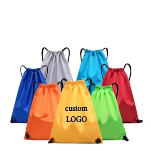 Mochila con Cordón Plegable Personalizada, Bolsa con Cordón <span class=keywords><strong>para</strong></span> Gimnasio, Bolsas con Cordón Casuales <span class=keywords><strong>para</strong></span> Exteriores - Product Image 4