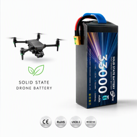 Batterie de drone semi-solide écologique en promotion 6S 33000mAh 22.2V 320Wh/kg 10C 800-Cycle LiNiMnCoO2 Pack d'alimentation UAV Usine