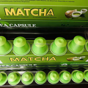 Trending Matcha Latte Cápsulas compatibles con <span class=keywords><strong>Dolce</strong></span> <span class=keywords><strong>Gusto</strong></span>, polvo de disolución rápida, suministro de hotel y cafetería Matcha Nespress Pods - Product Image 3