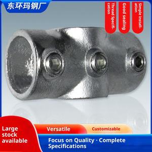 स्टील पाइप क्लैंप फिटिंग फ्रेम कनेक्टर मॉडल A27--E60 पुरुष कनेक्शन हेक्सागोन - Product Image 4