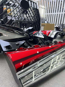 Bodykit komplettes Kit für To yo ta Alphar und Vellfire Upgrade Le xus LM300h LM350 Facelift ing mit Scheinwerfern und Rücklichtern - Product Image 5