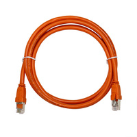 Kabel Jaringan Cat 8 Ethernet 40Gbps 2000Mhz Kabel Cat8 Kabel Cat8 15 Meter 20 Meter 30 Meter Pvc Tembaga Polos